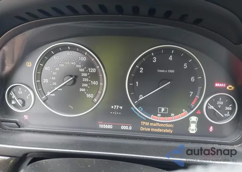 2013 BMW 528I xDrive из США, поврежденный, VIN WBAXH5C58DD108695